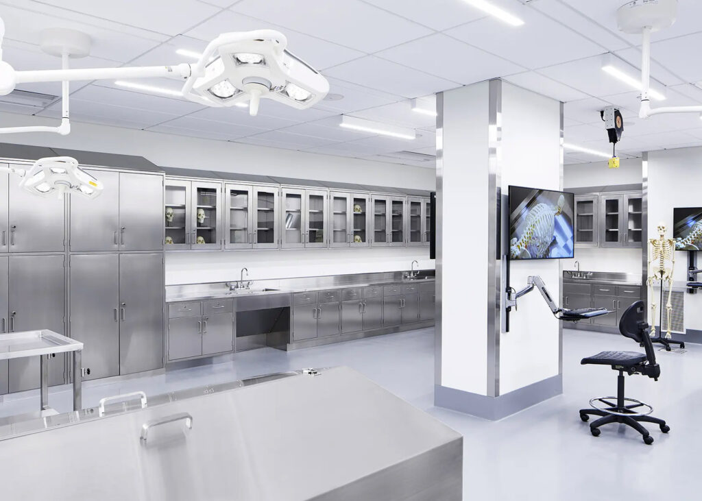 BSL-3 laboratory at Hackensack Meridian Health Seton Hall University