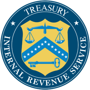 United States Internal Revenue Service Treasury logo